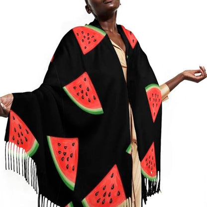 Autumn Winter Pashmina Shawls Wraps Scarf for Woman Girl - color: Picture (617)