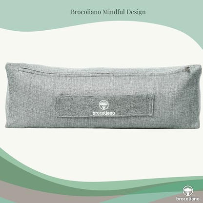 Meditation Cushion – Ergonomic Zafu Pillow for Yoga and Mindfulness – Washable Cover, Natural Buckwheat Fill, Premium Fabric (Cotton Blend/Polyester Variant) (Charcoal Grey, Medium)