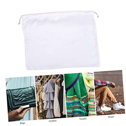 Holibanna 2pcs Drawstring Storage Bag Household Bundle Capacity for Clothes and Quilts Space-saving Organizer for Home and Travel