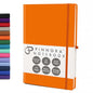 Tangerine Orange 5.95"x8.45" Notebook – Everyday Journal Note Book & Monthly Planner, 192 Pages, Notebooks for Education, Office & Travel, Durable Cover, Smooth Paper, Ideal Lined Note Pad - color: Tangerine Orange