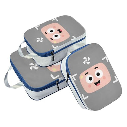 With Zipper 3 Set Packing Travel Bags Polyester Storage Bags for Travel, Photography Enthusiasm Look (3 Set) - color: Photography Enthusiasm Look