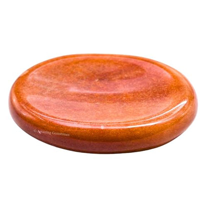 Amazing Gemstone Chocolate Jasper Worry Stones for Stress Relief Crystals and Healing Stones - Piedra Crystal Fidget for Meditation, Relaxation - Unique Stocking Stuffers and Birthday Gifts - color: Chocolate Jasper