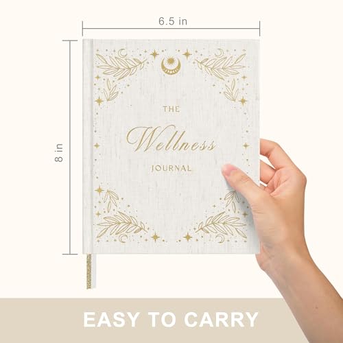&And Per Se Wellness Journal, Self Care & Daily Journal for Women, Mental Health Planner with Habit Tracker, Diet & Goals, Undated, Gift-Ready (Stardust Beige) - color: I-Stardust Beige