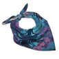 Meditation Yoga Roots Branches Leaves Women Scarf Silk Like Bandana Square Headscarf Hair Scarves Neckerchief Headwear - size: 25"x25"