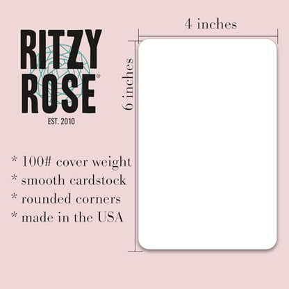 Ritzy Rose 16-Pack Positive Affirmation Cards for Manifesting Your Rich Girl Era – Inspirational Deck with Uplifting Quotes for Motivation, Confidence, and Manifestation, Gift-Ready 4x6 Cards