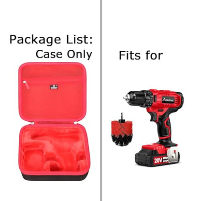 Hard Storage Case for AIDV/COMOWARE/DCA/PULITUO/POWER 20V 20V Cordless Drill - Travel Case for 20V Cordless Drill(Only Case)