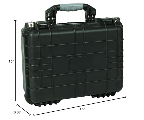 Strongway Plastic Waterproof Storage Case - color: Black
