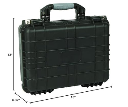 Strongway Plastic Waterproof Storage Case - color: Black