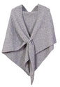 Shawls Wraps Women Triangle Sweater Scarf Warm Wool Blend Pashmina Cape Cold Weather Neck Warmer Winter Fall Accessory - color: Solid-light-gray
