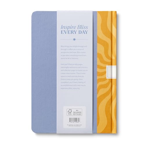 Compendium – Bliss Every Day Guided Journal: A Daily Practice for Harmony and Delight – A 5-Minute a Day Personal Growth Notebook – An Inspiring Daily Journal for Forming New Habits - color: Bliss Lavender