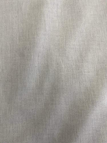 AK TRADING CO. Muslin Fabric/Textile Unbleached - Draping Fabric - Natural 1 Yard Medium Weight - 100% Cotton (63in. Wide) - color: Natural Unbleached, size: 1 Yard