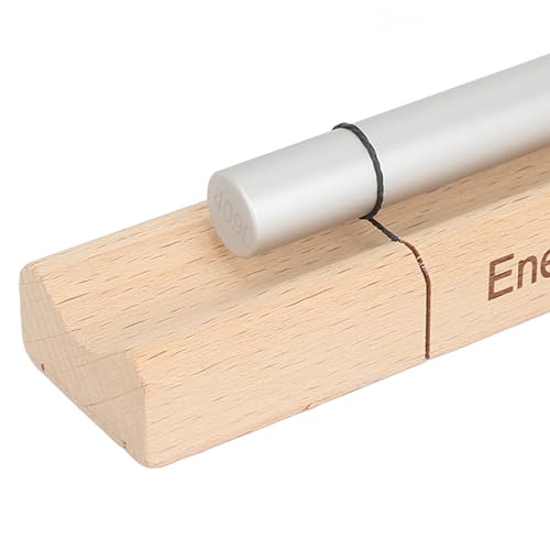 Wood Meditation Chime Bell, Handheld Mindfulness Percussion Instrument, Single Soothing Tone Aluminum Alloy and Cherry Wood Chime with Drumstick for Yoga Relaxation Sound (4096) - size: 4096