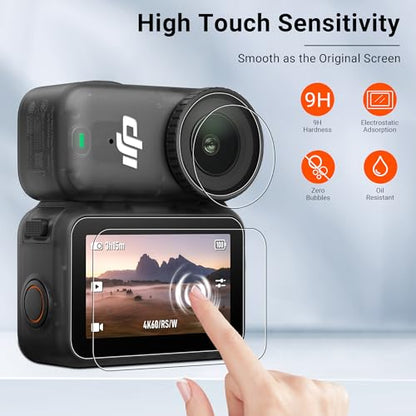 CYNOVA Osmo Nano Carrying Case for DJI Osmo Nano Accessories, Hard Shell Travel Storage Case with DJI Osmo Nano Screen Protector (2 Set)