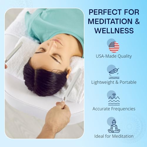528 hz Tuning Fork for Healing - Precision-Machined Aluminum Alloy - Made in USA - Chakra Healing, Sound Therapy, Reiki, Yoga, Energy Balancing Tools - Tuning Fork Medical Grade. - size: 528 hz