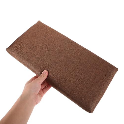 Hemoton Wooden Folding Meditation Stool Ergonomic Prayer Bench for Knee Support Compact Foldable Auxiliary Chair for Yoga and Mindfulness Practice