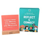 Conversation Cards for Teens – Motivational & Affirmation Quote Deck with Journal Prompts, Double-Sided with Display Stand | Therapy & Classroom Supplies for Teachers, Counselors & Parents