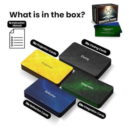 Shadow Work Cards The First, Interactive Shadow Work Game Distilled from Shadow Work journals
