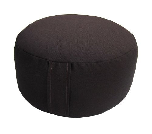 Round Zafu and Zabuton Meditation Cushion Set (2pc) - color: Brown