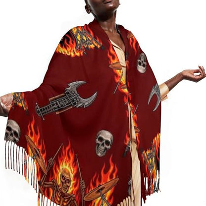 Ladies Warm Autumn Scarf Pashmina Wraps Shawl Winter Cozy - color: Picture (361)