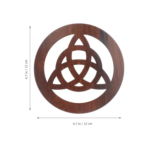 PRETYZOOM Practical Altar Tile Hand-Carved Star Decoration for Home Decor Rituals and Ceremonies Unique Spiritual Ornament for Family Sacrifices and Altar Use