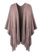 Ferand Shawl Wraps for Women, Cozy Lightweight Poncho Cape with Pockets, Warm for Fall Winter Travel - color: Light Pink