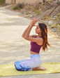 Jaipur art & Rugs Organic Cotton Yoga Mat - Eco-Friendly Hand-Woven Rug - Non Slip & Thick (24”x72”x5mm) for Everyday Fitness at Home - Comfortable Extra-Long - color: Yellow 2