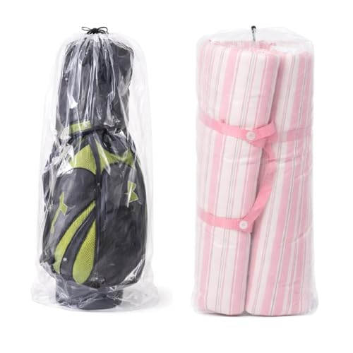 4 pieces of Dust Cover Big Plastic Drawstring Bags Multi-Purpose for Storage and Keeping Luggage, Big Dolls, Blankets, Pillows, Suitcase Good for Household Organizing Reusable (X-Large (50x168 cm)) - size: X-Large (50x168 cm)