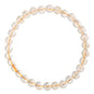 BRCbeads Gemstone Bracelets Natural Gemstone Birthstone Handmade Healing Power Crystal Beads Elastic Stretch 7.5 Inch Gift Box Unisex - color: Citrine