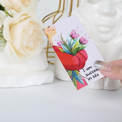 BRYTEFY 100 Empowering Affirmation Cards for Women, Daily Motivation with Thought-Provoking Questions, Mindfulness, Inspiration, and Meditation and Self Care Gift For Women. - color: 100Warm