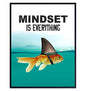 Motivational Wall Art Posters for Home, Office - Mindset is Everything - LARGE 11X14 - Inspirational Gifts for Men, Students - Entrepreneur Wall Art Decor - Uplifting Self-Improvement Positive Quotes - size: 11"L x 14"W, style: Unframed