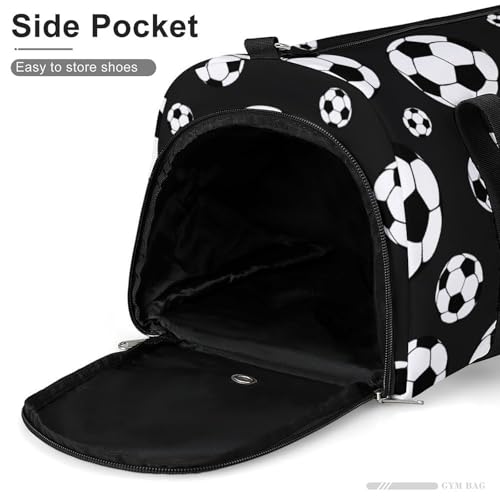 Soccer Balls Football Large Capacity Portable Fitness Bag, Easy to Carry - color: soccer balls football