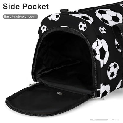 Soccer Balls Football Large Capacity Portable Fitness Bag, Easy to Carry - color: soccer balls football