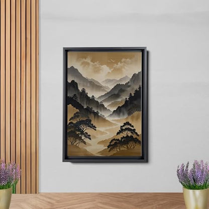 Japanese Wall Art, Minimalist Wall Art, Neutral Abstract Art, Modern Minimalist, Zen Wall Art, Zen Printed Wall Art, Japanese Art Print, Canvas, Print