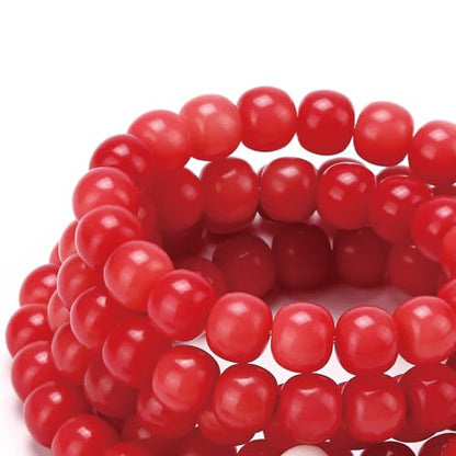 Mala Bead Strand Bracelet, 108 Buddhist Prayer Beads Yoga Meditation Green Malachite Beads Necklace Women man - style: 10mm Red Wine