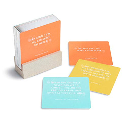 Compendium Weekly Reflections Card Set — 52 Inspiring Quotes, One Card for Each Week of the Year, Includes Desktop Display Stand - color: Weekly Reflections Card Set