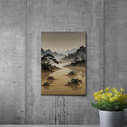 Japanese Wall Art, Minimalist Wall Art, Neutral Abstract Art, Modern Minimalist, Zen Wall Art, Zen Printed Wall Art, Japanese Art Print, Art Decor, Wall