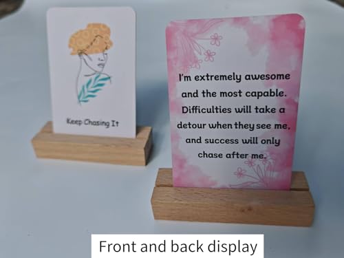 Affirmation Cards for women,60 Positive Cards,Daily Motivational and Inspiration for women