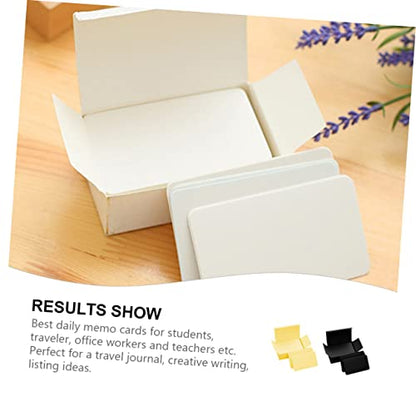 180pcs Diy Blank Message Cards Portable Word Cards for Note Taking Planning and Personalization Stationery for Gifts and Daily Organization