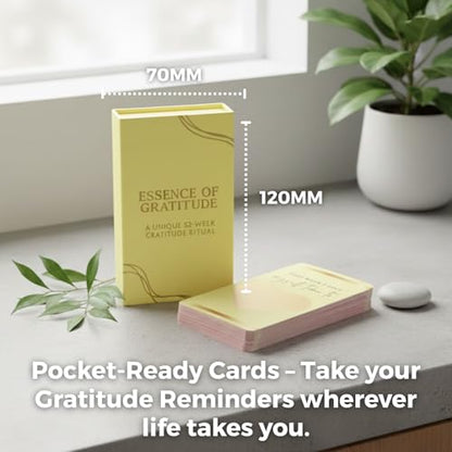 Gratitude Scratch-Off Activity Cards – 52-Week Reflection Deck with Daily Gratitude Prompts for Positivity, Joy & Thankfulness, 4.7 x 2.8 Inches - style: Gratitude