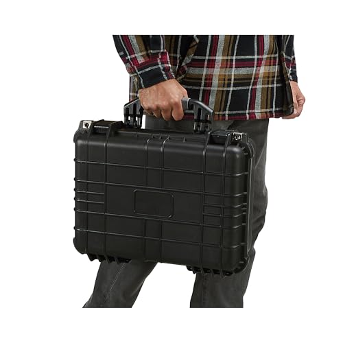 Strongway Plastic Waterproof Storage Case - color: Black
