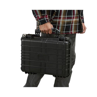 Strongway Plastic Waterproof Storage Case - color: Black