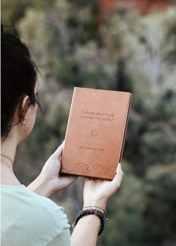 Gratitude Gifted Family Conversation Card Game with Brown 5-Minute Guided Gratitude Journal for Men & Women