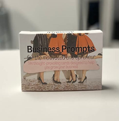 Abambyh Business Coaching's Business Prompt Cards | Daily Business Motivation | Prompt for Business Plan | Spark Ideas | Business Writing Prompts