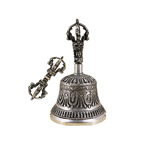 Hand Bell, Use This Bell to Help The Mind Enter A Calm, Meditative Space Or to Ring at The End of A Sound Bath to Signal Completion(6.7cm) - size: 6.7cm