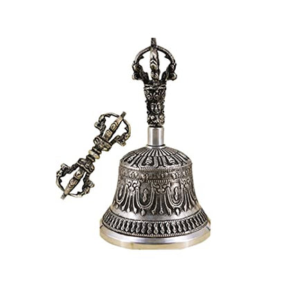 Hand Bell, Use This Bell to Help The Mind Enter A Calm, Meditative Space Or to Ring at The End of A Sound Bath to Signal Completion(6.7cm) - size: 6.7cm
