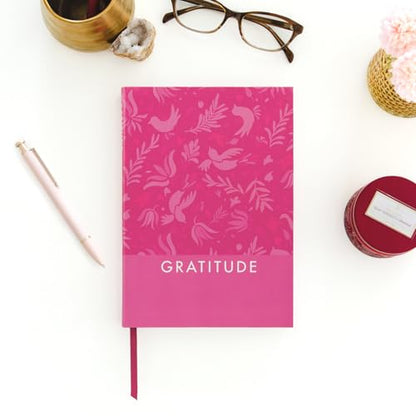 TableTopics Gratitude Prompted Journal - Reflection Notebook with Questions, Quotes, & Explorations for Wellness, Being Grateful, & More Positive Self Care Journal for Women - style: Gratitude