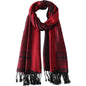 Ciormis Two Tone Silky Paisley Pashmina Shawl Scarf,Soft Women's Rave Jacquard Pashminas Wrap Scarves - color: M#. Burgundy Paisley