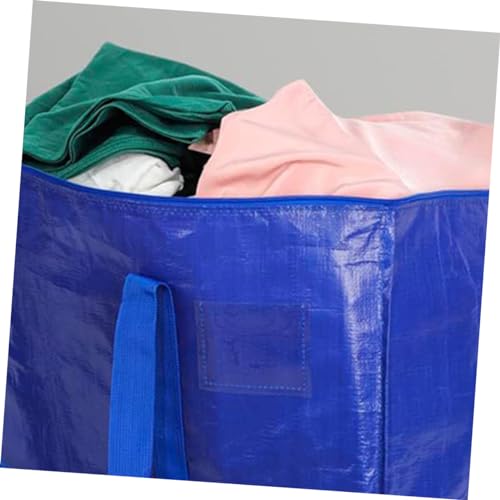 Gatuida Clothes Storage Bag Large Capacity Waterproof Oxford Cloth Zipper Handles Travel Home Sports Bag