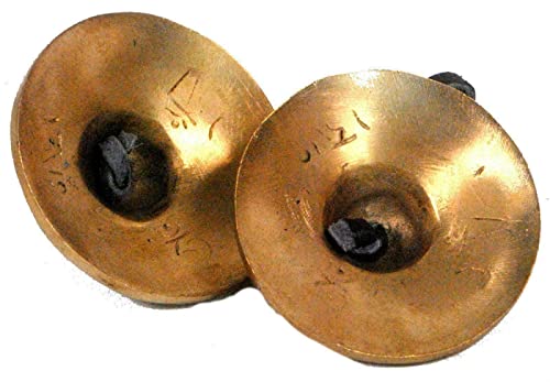 Mystery Mountain Tibetan Buddhist Tingsha Meditation Feng Shui Cymbals/Chimes - Mantra Design - 7cm Diameter TB1