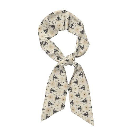 Yoga Meditation (9) Print Women'S Long Scarves, Dustproof And Sun-Protective Silk Scarves, Women'S Headscarves, Hairband